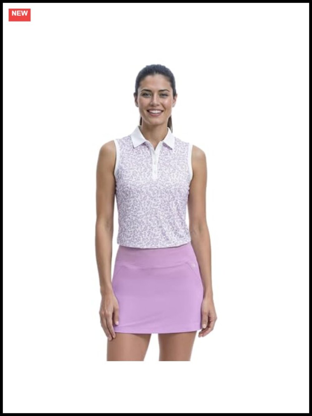 Performance Stretch Sleeveless Golf Polo Shirt